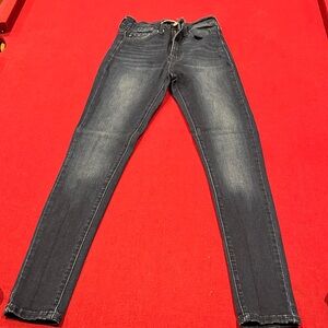 KanCan Women's Skinny Jeans - Dark Indigo Wash